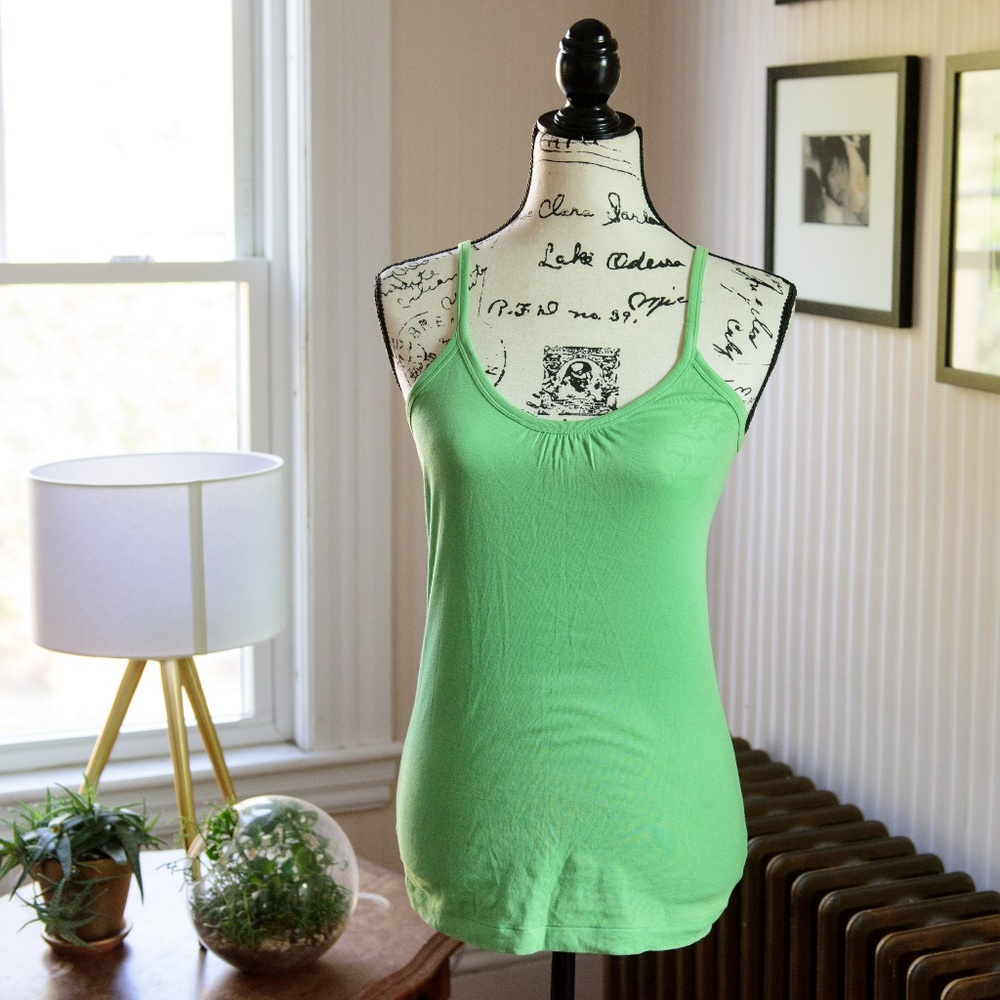 Banana Republic Bright Green Tank